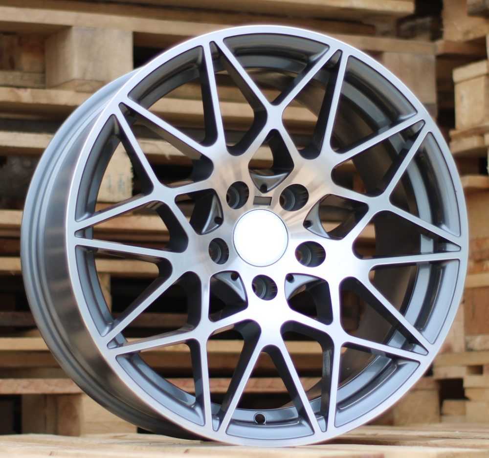 Diski R18 5x120 J9.5 ET40 RACINGLINE B5167 BMW Grey Polished (Rear+Front)
