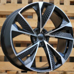 Diski R18 5×100 J8 ET39 RACINGLINE B1566 AUDI Black Polished