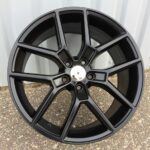 Diski R18 5×108 J8 ET45 RACINGLINE D3026 VOLVO Black Half Matt