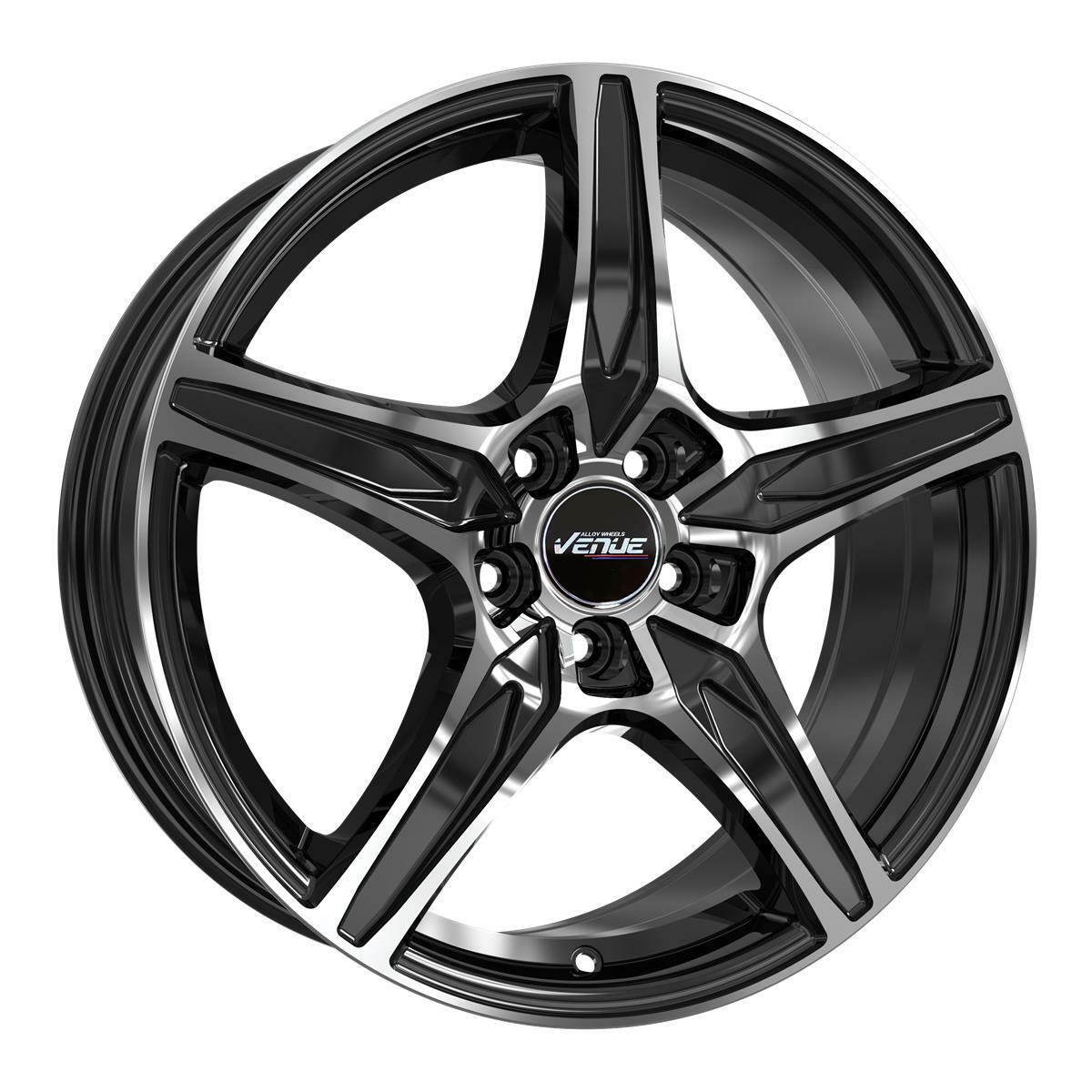 Diski R17 5x114.3 J7 ET38 Venue VL5 Black Polish