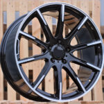 Diski R21 5×112 J11 ET49 RACINGLINE FE236 MERCEDES Black Polished (Rear+Front)