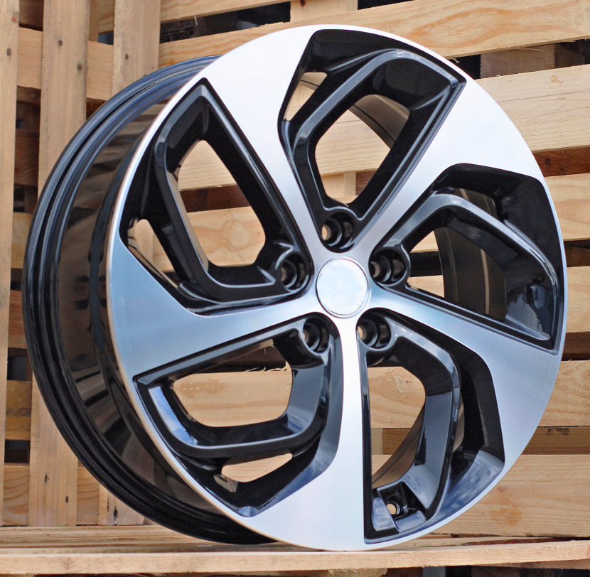 Diski R17 5x114.3 J7 ET51 RACINGLINE B1278 HYUNDAI Black Polished