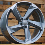 Diski R18 5×112 J8 ET35 RACINGLINE B5185 AUDI Grey Polished