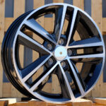 Diski R15 5×100 J6 ET40 RACINGLINE SW110 VW Black Polished