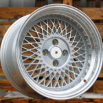 Diski R15 4×100 J7 ET25 RACINGLINE LU483 Silver +Polished Lip