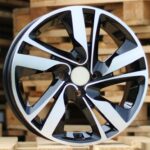 Diski R15 4×100 J6 ET46 RACINGLINE BK813 HYUNDAI Black Polished