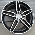 Diski R18 5×112 J8 ET43 RACINGLINE XE225 MERCEDES Black Polished