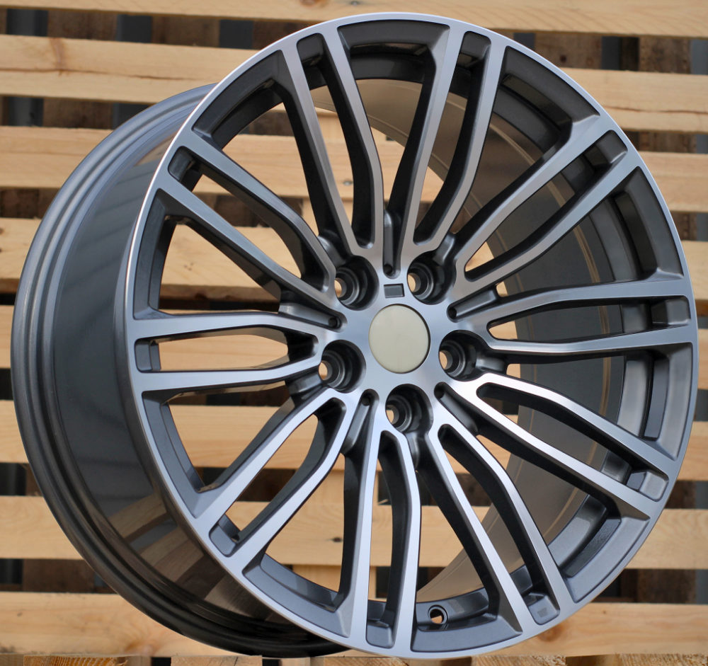 Diski R19 5x120 J9.5 ET38 RACINGLINE B1318 BMW Grey Polished (Rear+Front)