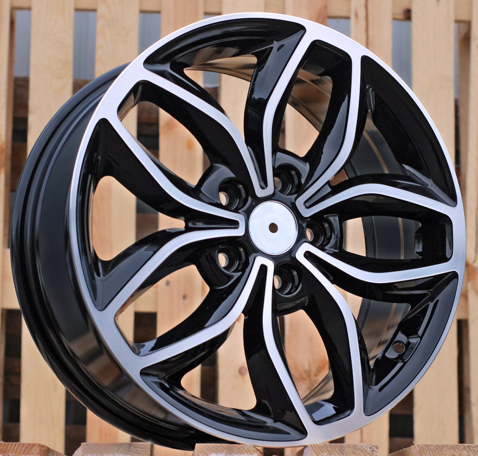 Diski R17 5x114.3 J7 ET50 RACINGLINE B5110 KIA Black Polished