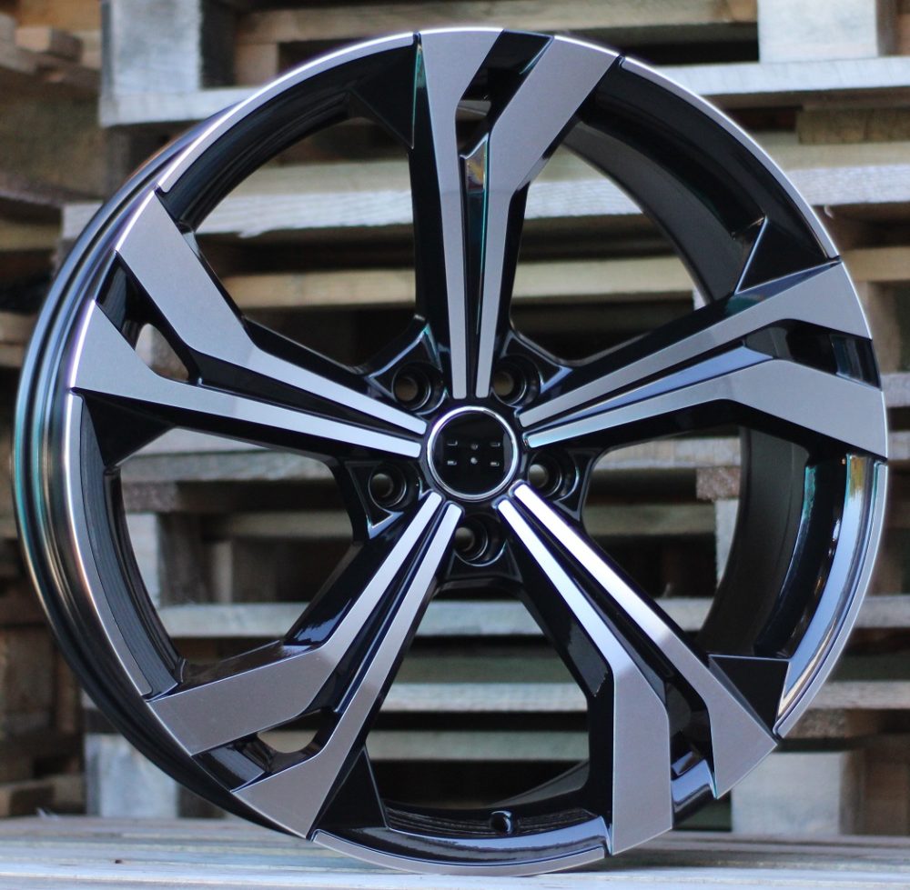 Diski R20 5x112 J8.5 ET36 RACINGLINE B5873 AUDI Black Polished