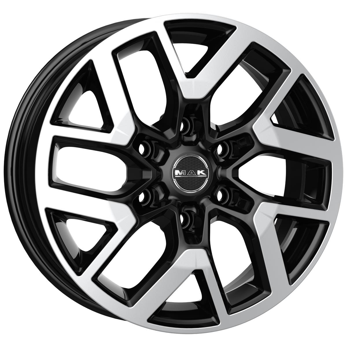 Diski R16 6x120 J6.5 ET50 MAK Gravel Black Mirror