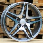 Diski R17 5×112 J8 ET40 RACINGLINE BK443 MERCEDES Grey Polished