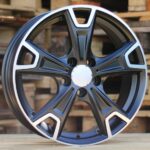 Diski R17 5×112 J6.5 ET38 RACINGLINE FE158 Black Polished Half Matt