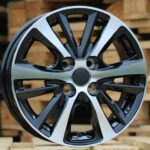 Diski R15 4×100 J5.5 ET44 RACINGLINE I6072 TOYOTA Black Polished