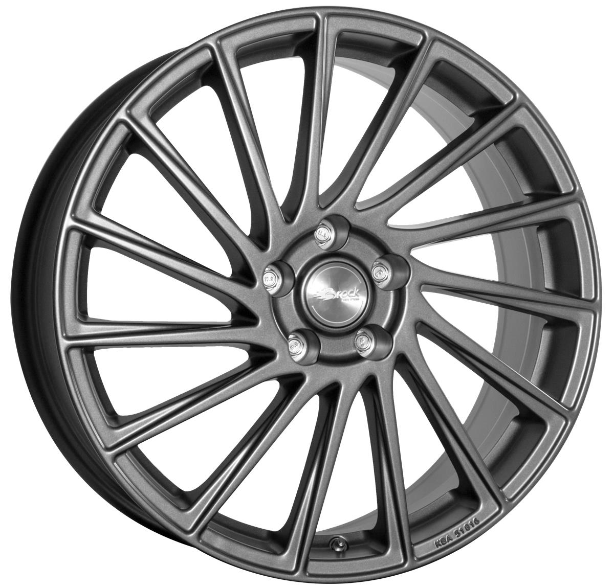 Diski R18 5x108 J7.5 ET45 Brock B39 Himalaya Grey Matt (HGM)