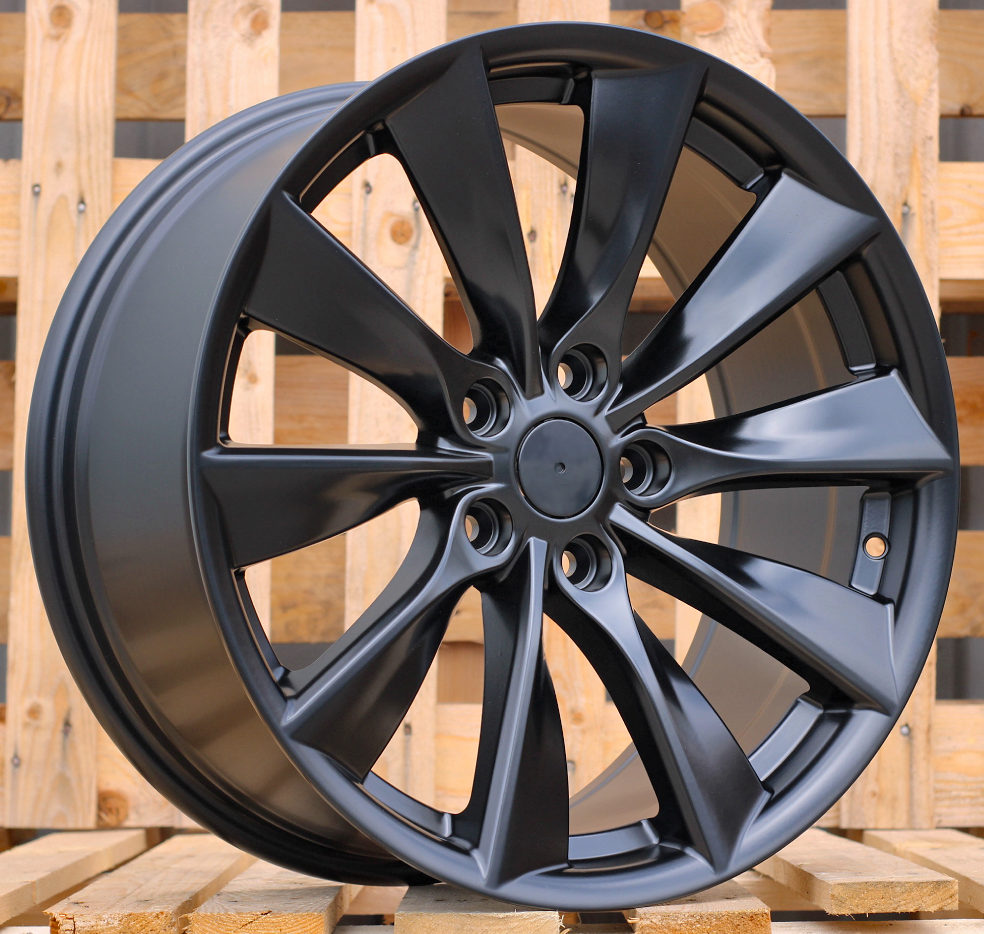 Diski R18 5x114.3 J8.5 ET40 RACINGLINE 3S209 TESLA Black Half Matt