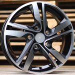 Diski R15 5×114.3 J6 ET48 RACINGLINE XFA07 HYUNDAI Black Polished