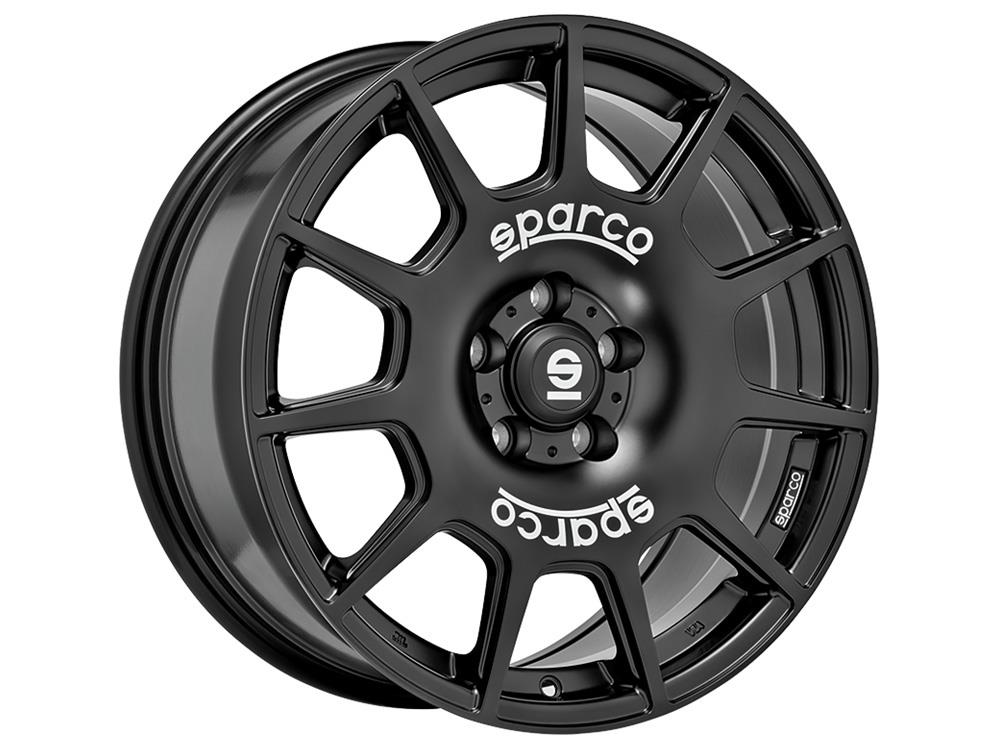 Diski R16 5x100 J7 ET50 Sparco Terra Matt Black White Lettering