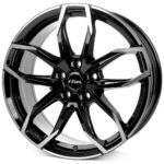 Diski R17 5×114.3 J7.5 ET45 Rial Lucca diamond-black frontpolished