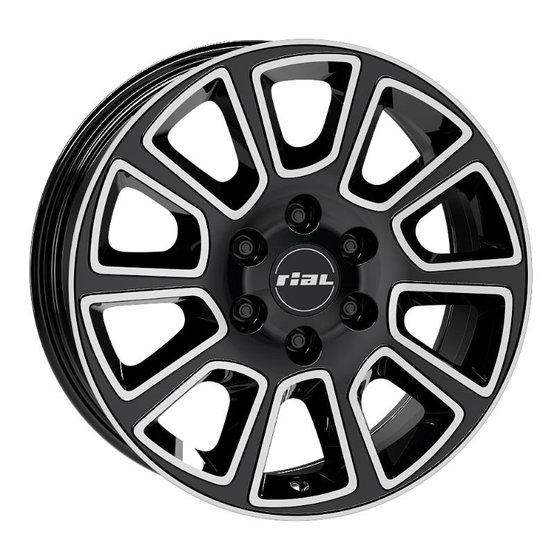 Diski R16 6x130 J6.5 ET54 Rial Transporter 2 diamond-black frontpolished