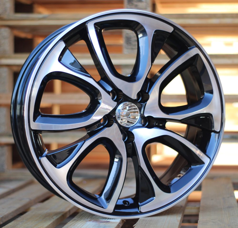 Diski R18 4x108 J7 ET30 RACINGLINE BY124 CITROEN Black Polished