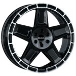 Diski R20 6×139.7 J9 ET55 MAK Trek Gloss Black Mirror Ring