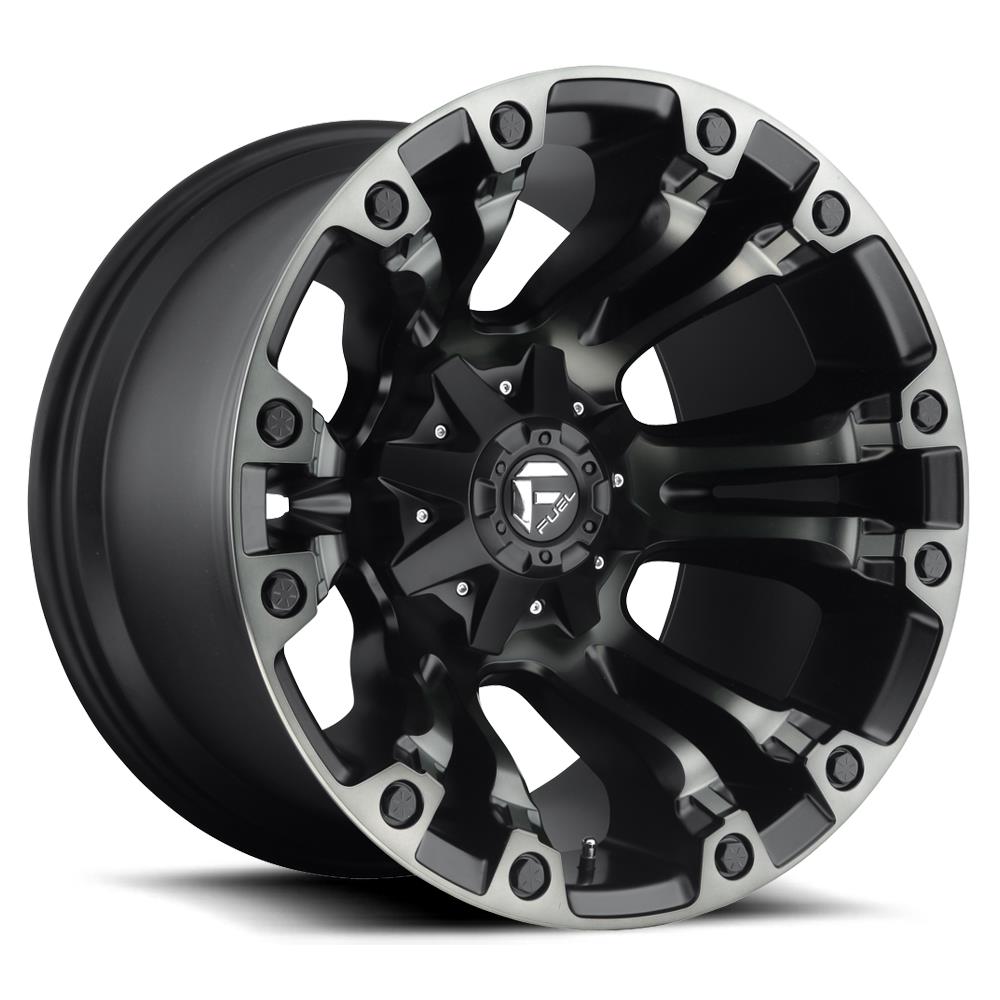 Diski R18 6x139.7 J9 ET19 Fuel D569 Vapor Matte Black Double Dark Tint