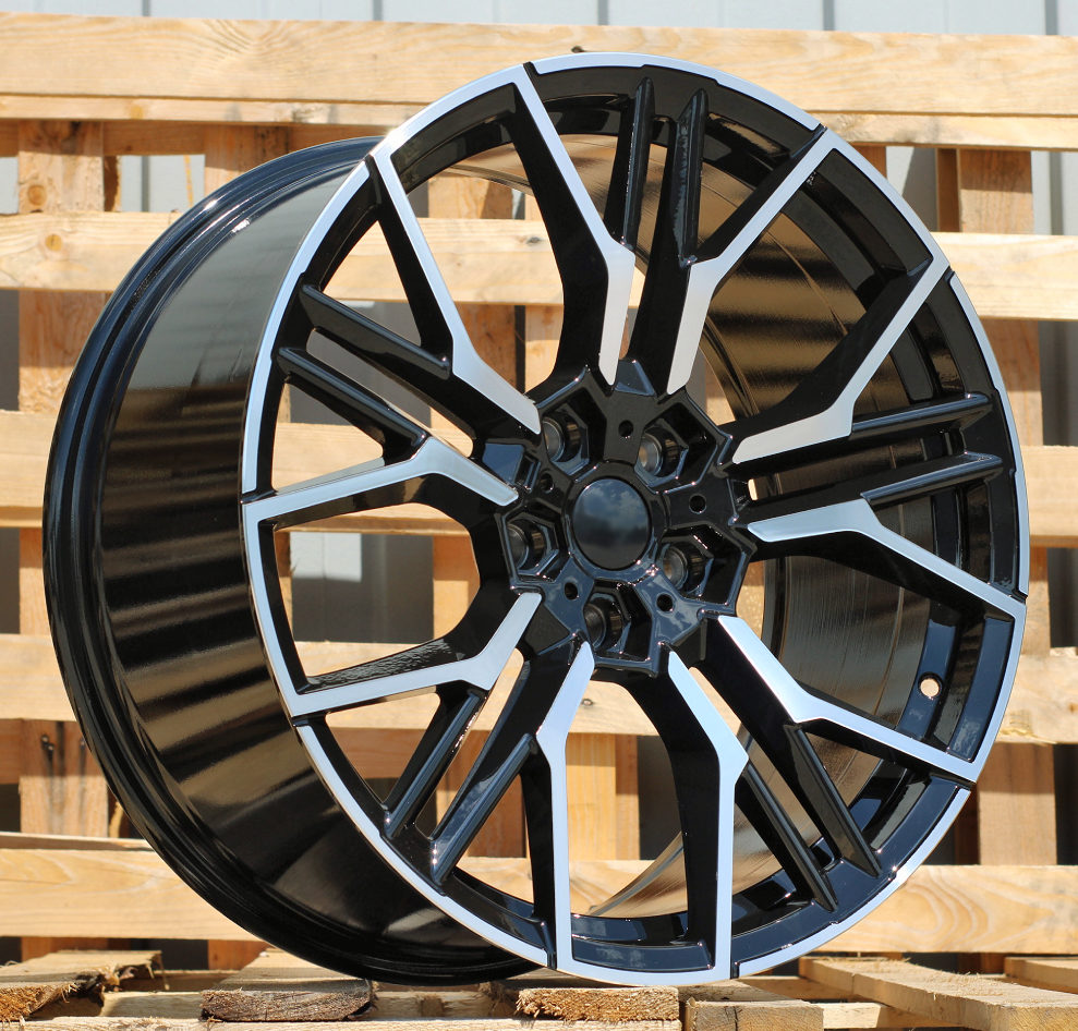 Diski R20 5x112 J9.5 ET38 RACINGLINE I0405 BMW Black Polished (Rear+Front)