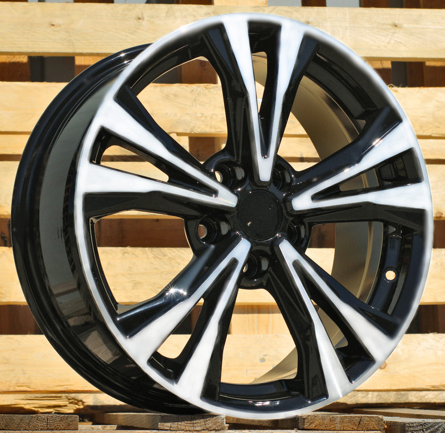 Diski R18 5x114.3 J7 ET40 RACINGLINE A5832 NISSAN Black Polished