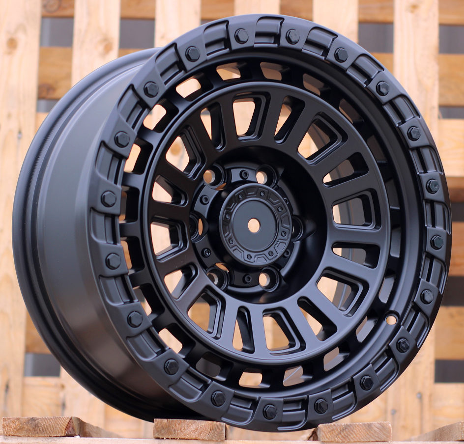 Diski R17 6x139.7 J8 ET RACINGLINE YS182 4X4 Black Half Matt