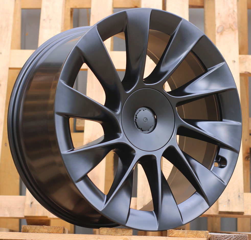 Diski R19 5x114.3 J9.5 ET45 RACINGLINE D1797 TESLA Black Half Matt (Hybrid Forged)