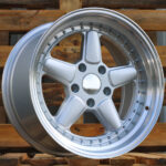 Diski R17 5×120 J9 ET25 RACINGLINE 7961F BMW Silver +Polished Lip (Rear+Front)