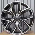 Diski R19 5×112 J8 ET43 RACINGLINE B1269 VW Black Polished