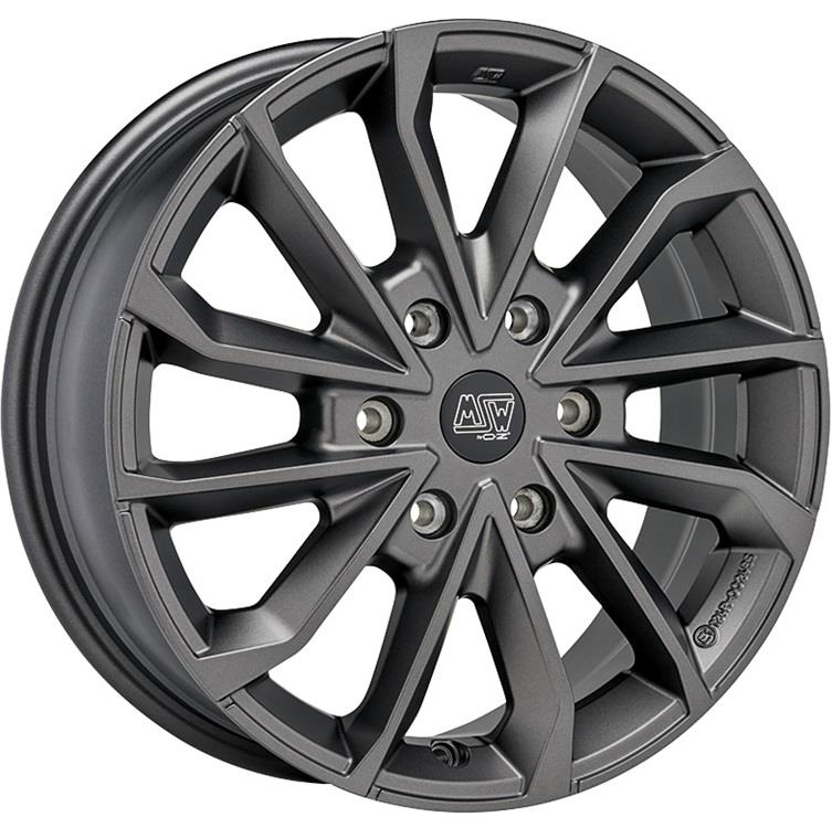 Diski R17 6x120 J6.5 ET50 MSW 42 Van Matt Dark Grey