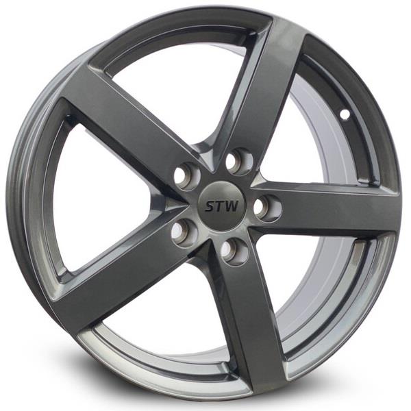 Diski R17 5x114.3 J7 ET38 STW City Dark Anthracite