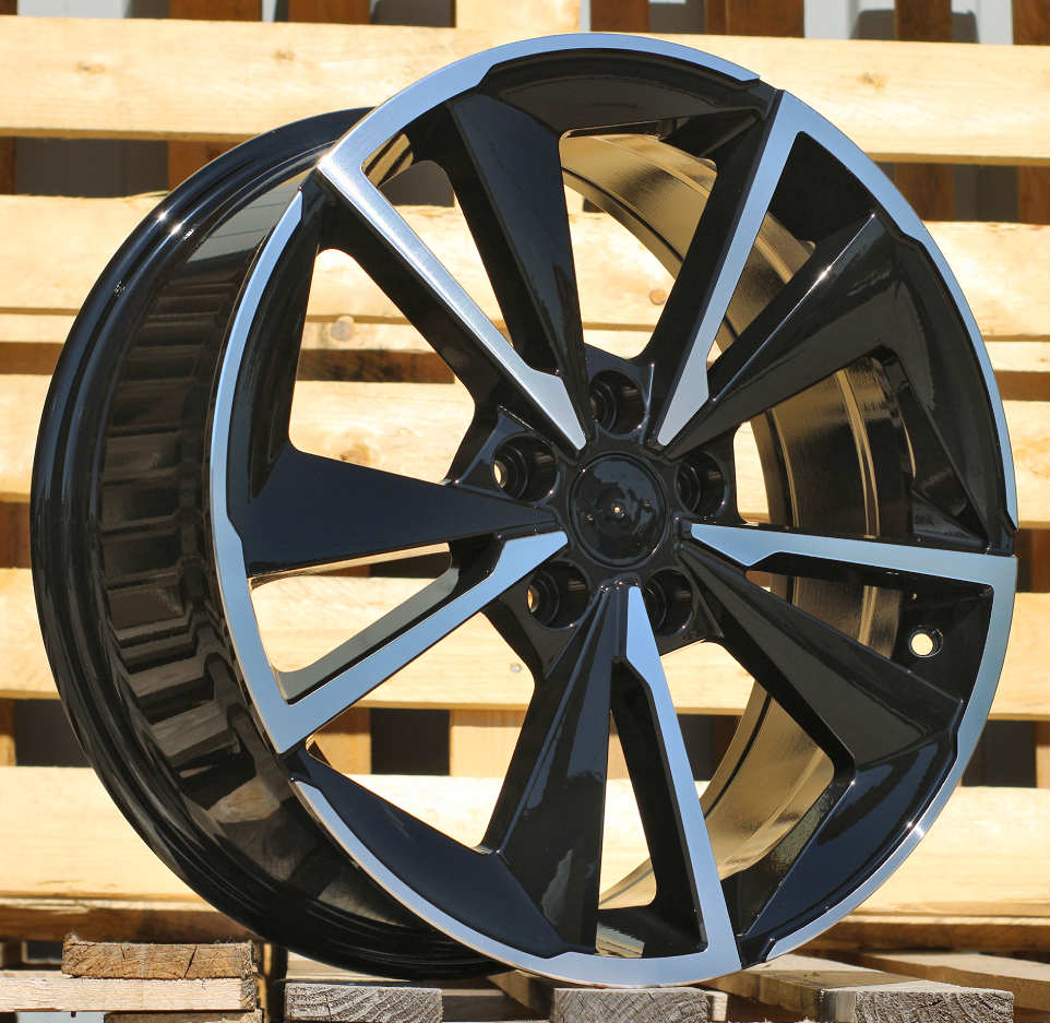 Diski R18 5x114.3 J7.5 ET45 RACINGLINE D1982 NISSAN Black Polished