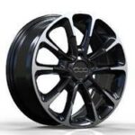 Diski R17 5×110 J7 ET40 RACINGLINE Y1281 FIAT Black Polished