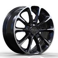Diski R17 5x110 J7 ET40 RACINGLINE Y1281 FIAT Black Polished