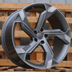 DISKI Y1201 Audi 5×112 R20 J9 ET38 Grey Polished Half Matt