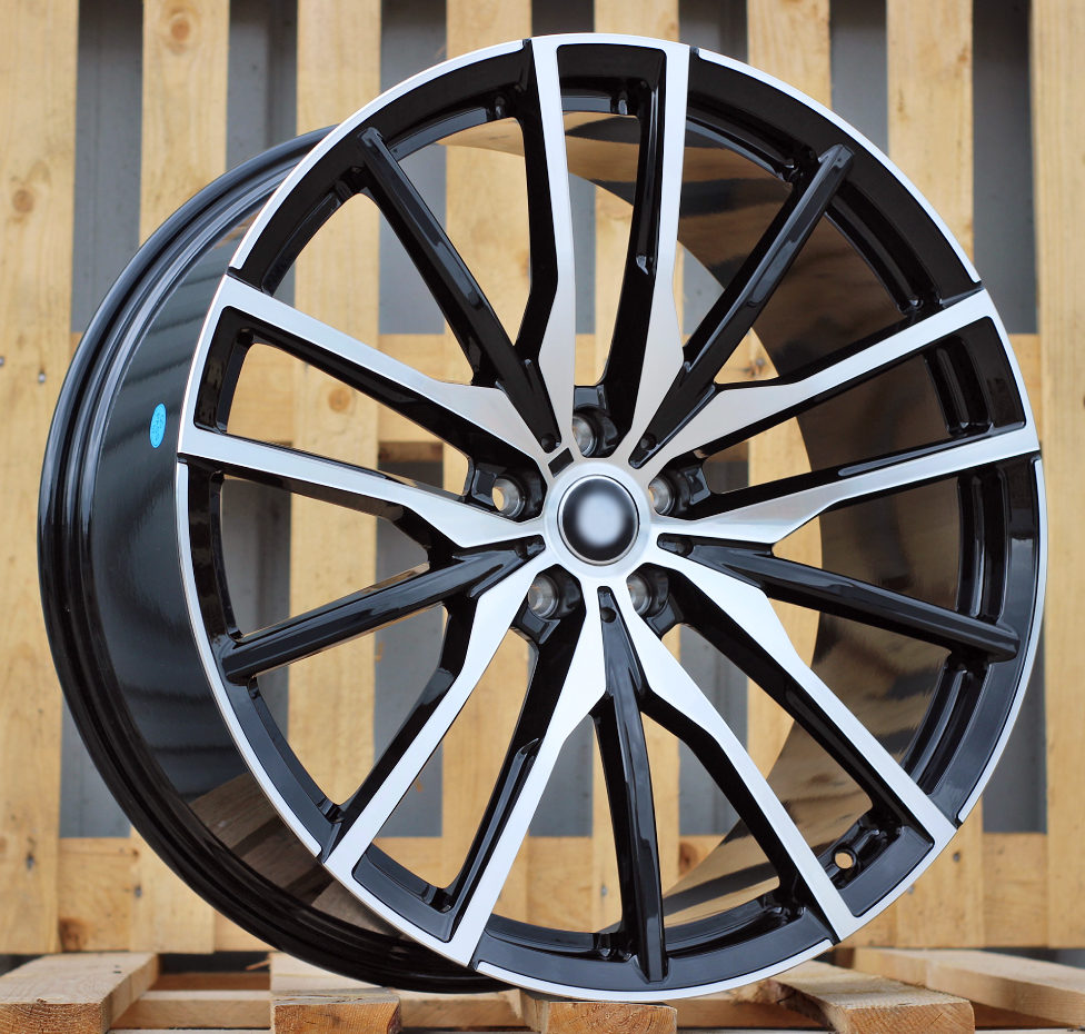 Diski R20 5x112 J10.5 ET40 RACINGLINE B5464 BMW Black Polished +PC (Rear+Front)