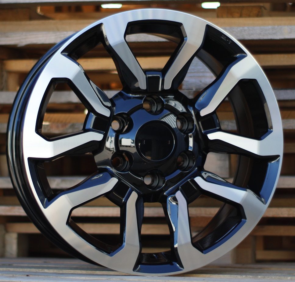 Diski R17 6x139.7 J7.5 ET30 RACINGLINE B1623 TOYOTA Black Polished