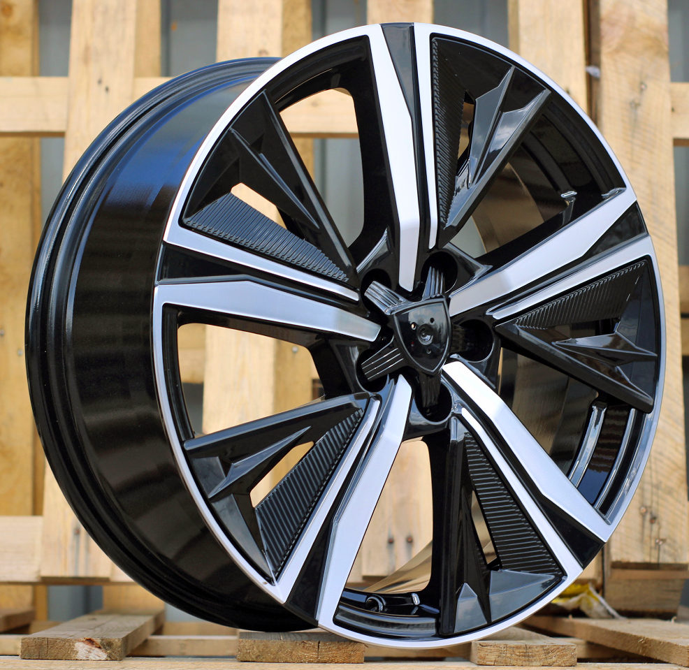 Diski R18 4x108 J7.5 ET32 RACINGLINE Y1187 PEUGEOT Black Polished