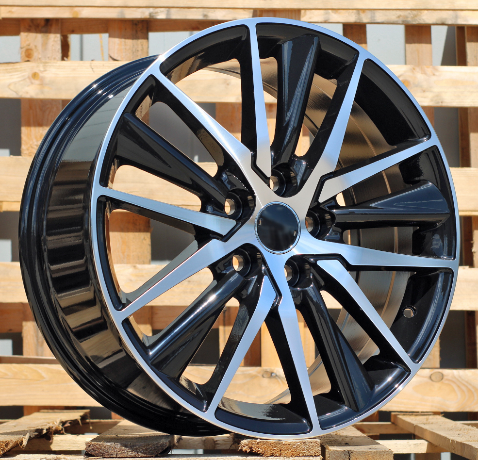 Diski R18 5x114.3 J8 ET50 RACINGLINE B1638 TOYOTA Black Polished