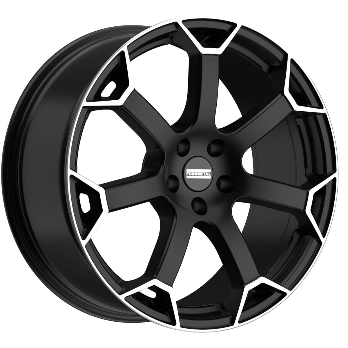 Diski R19 5x112 J8.5 ET32 Fondmetal Zephyrus Matt Black Machined