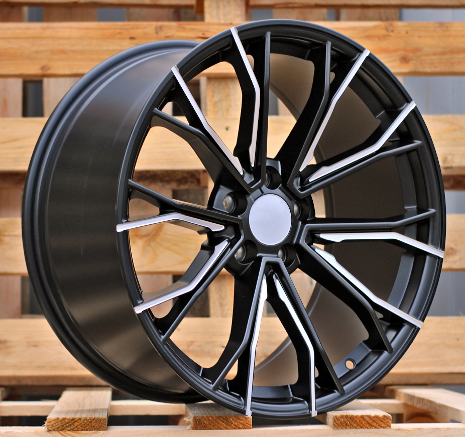Diski R19 5x112 J9.5 ET38 RACINGLINE A5385 BMW Black Half Matt (Rear+Front)
