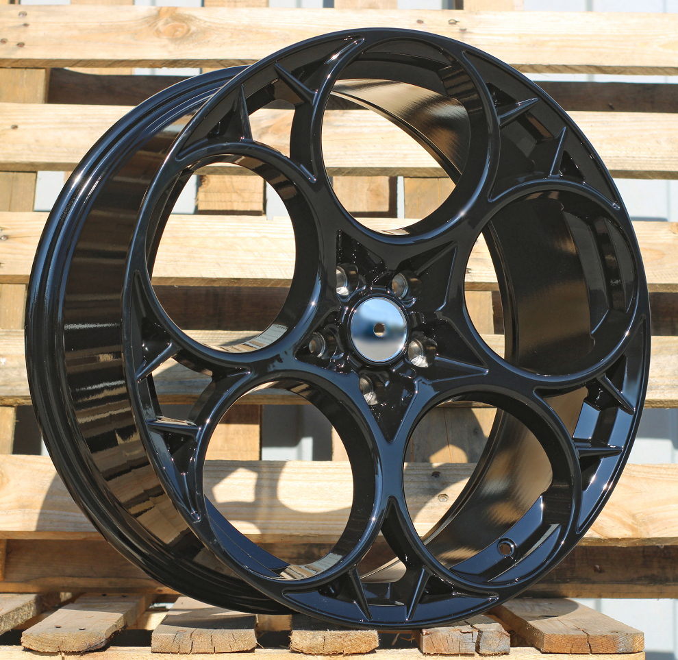 Diski R19 5x110 J8.5 ET31 RACINGLINE I5660 ALFA Black (Rear+Front)