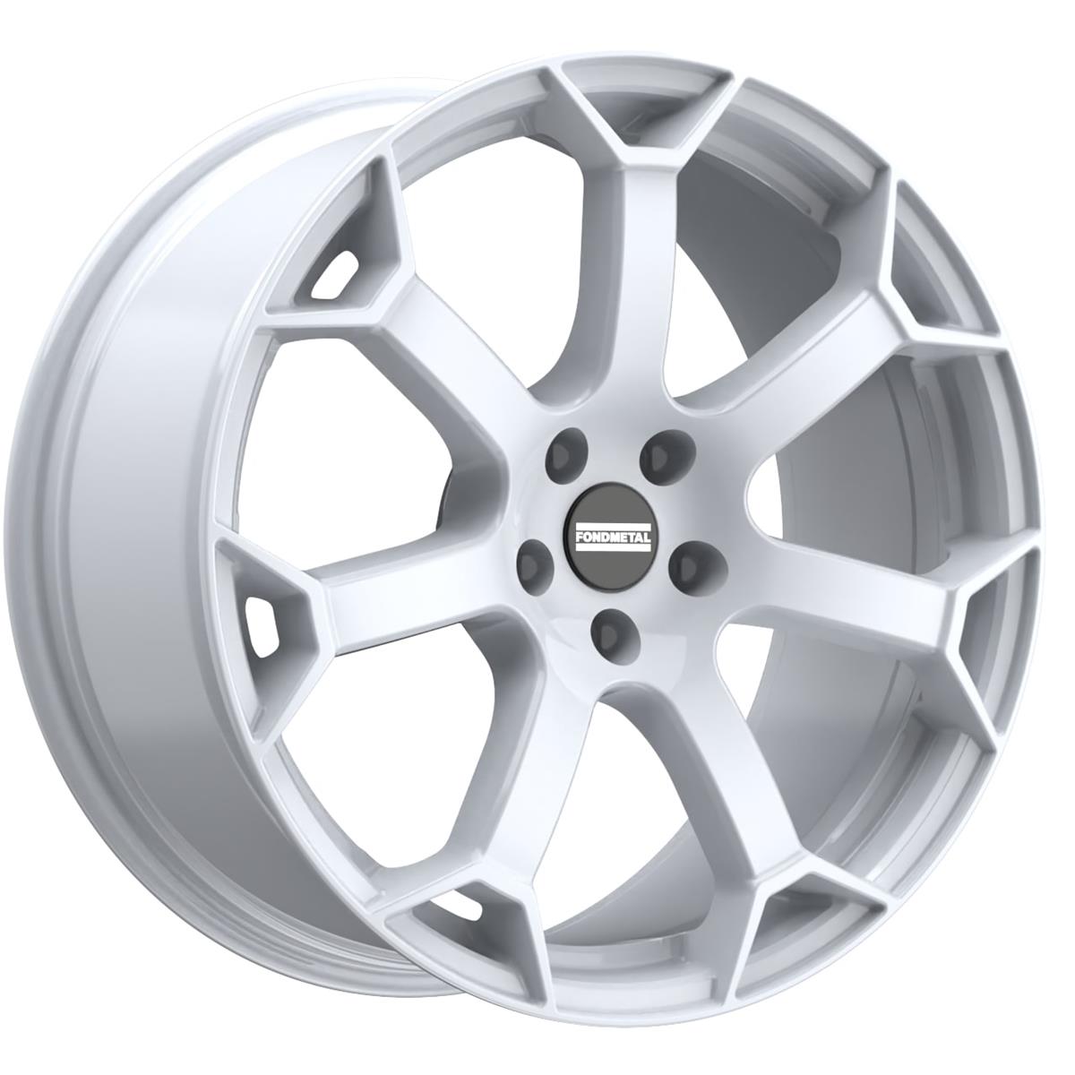 Diski R19 5x112 J8.5 ET32 Fondmetal Zephyrus Glossy White