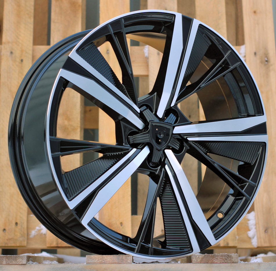 Diski R19 5x108 J8 ET40 RACINGLINE D1918 PEUGEOT Black Polished