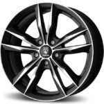 Diski R17 5×114.3 J7.5 ET40 Reds Fast Matt Black polished