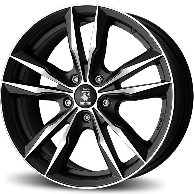 Diski R17 5x108 J7.5 ET45 Reds Fast Matt Black polished